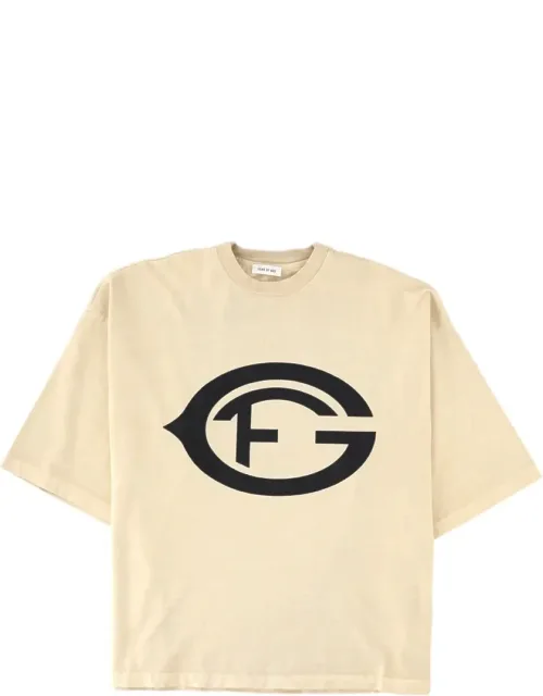 Boxy Graphic Logo Cotton T-shirt
