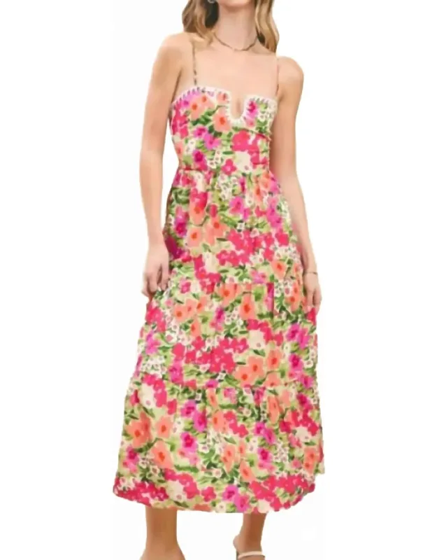 Sunset Midi Dress