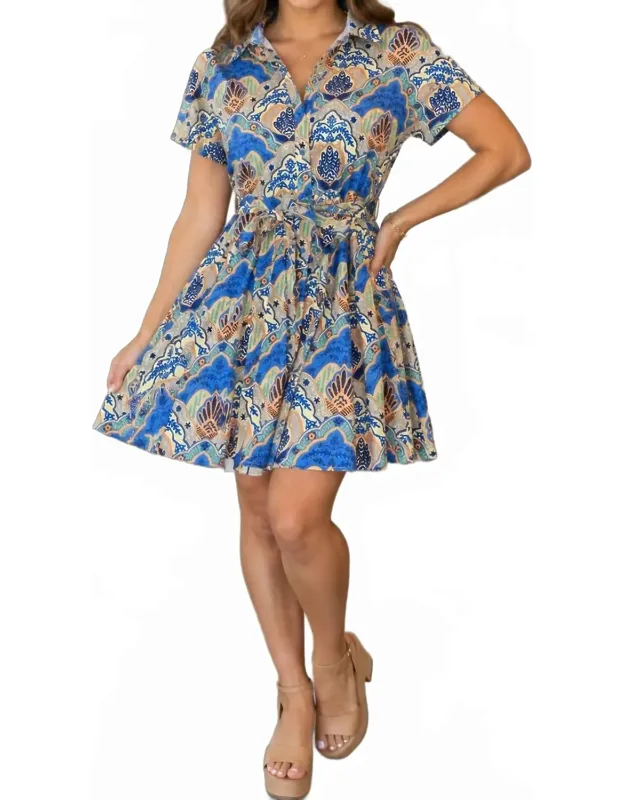 Collared Mini Dress