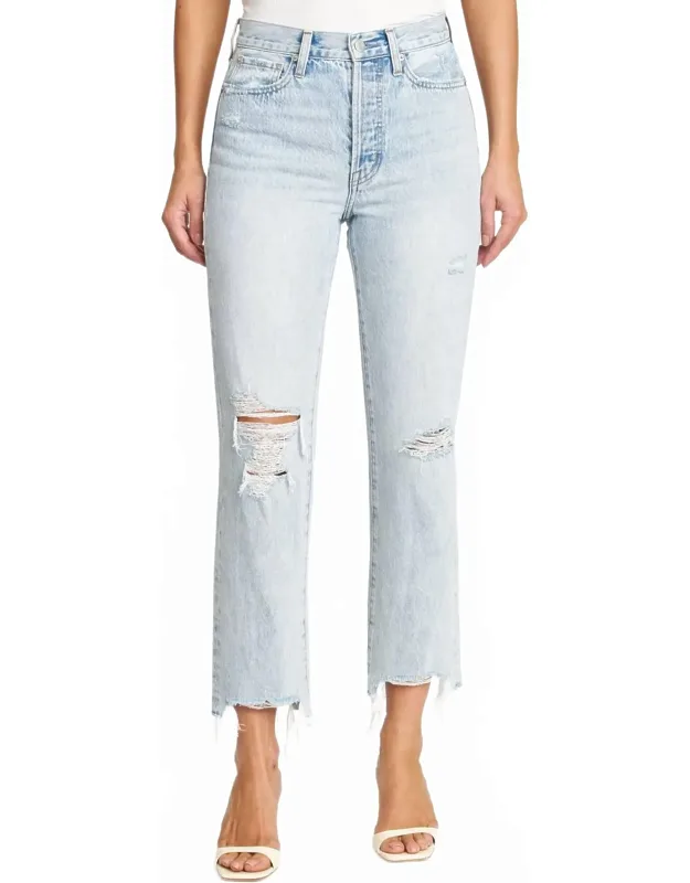 High-rise Straight Leg Jeans
