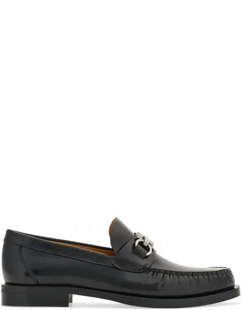Gancini Leather Loafers
