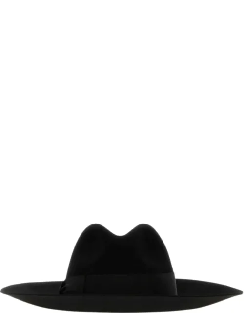 Wide-brimmed Felt Hat