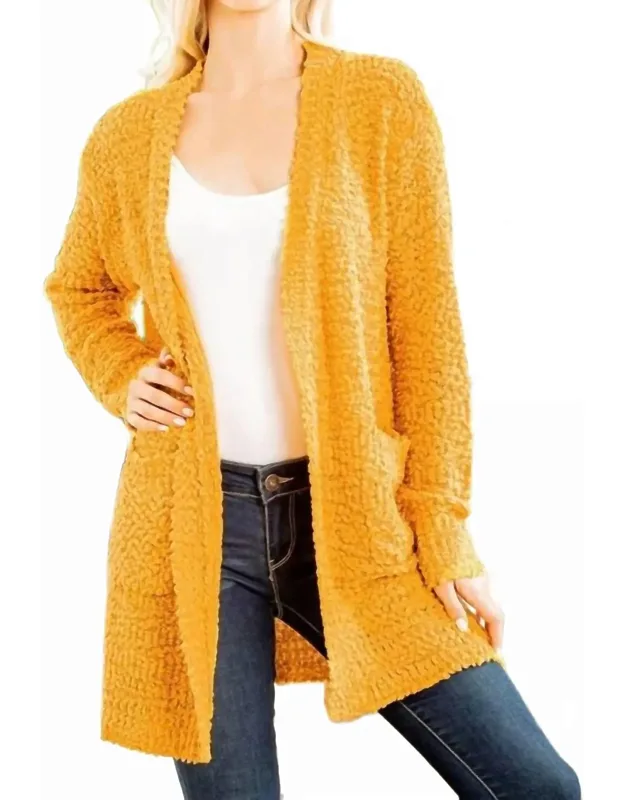 Bubble Knit Sweater Cardigan
