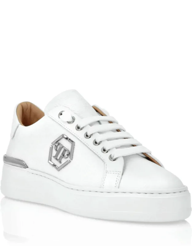 Nappa Leather Lo-top Sneakers With Ergonomic Rubber Midsole And Maximum Grip