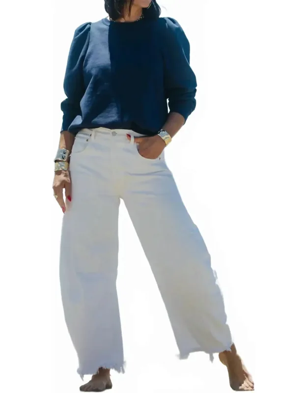 Puff-sleeve Sweatshirt