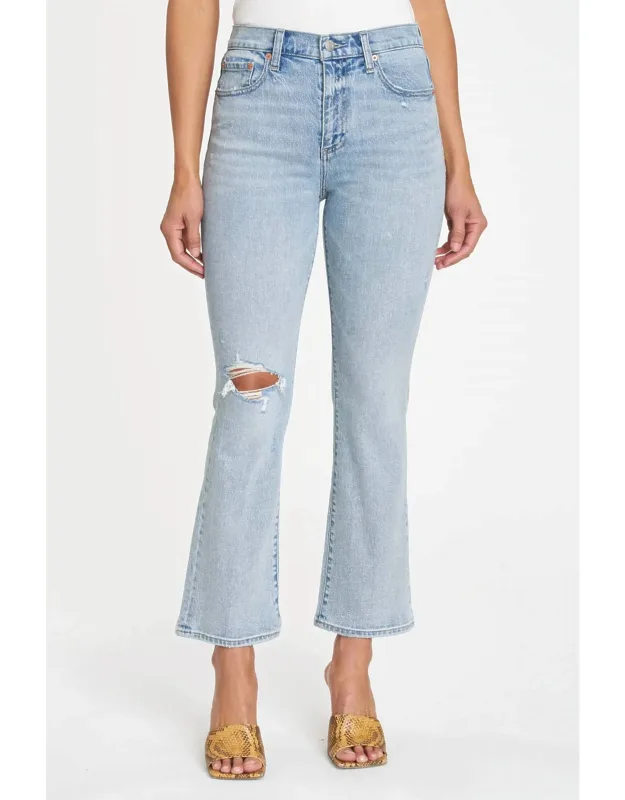 High Rise Crop Boot Jeans