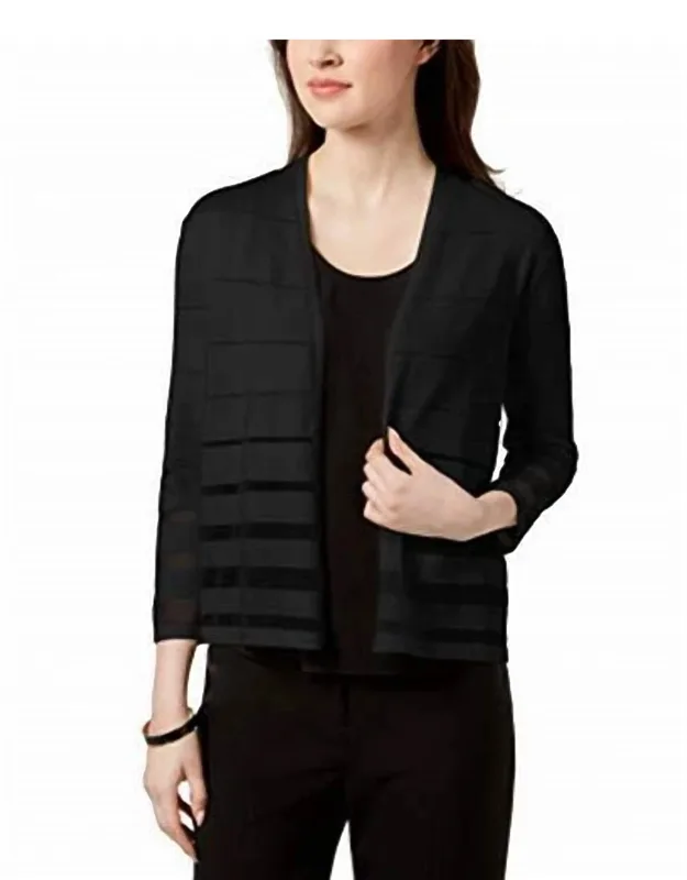 Shadow Striped Cardigan