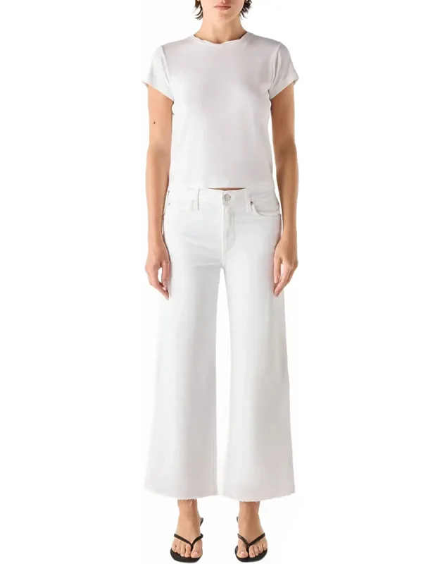 Mid Rise Flare Pants