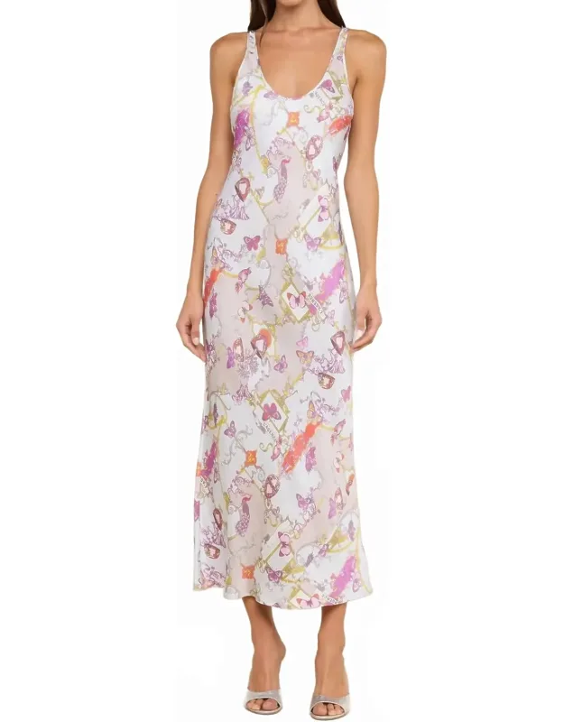 Akiya Satin Maxi Dress