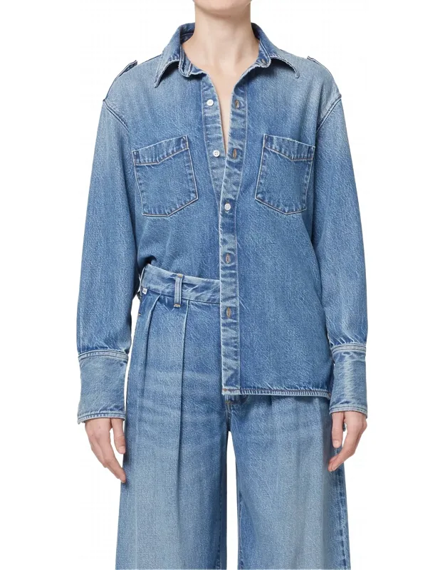 Button-down Denim Shirt