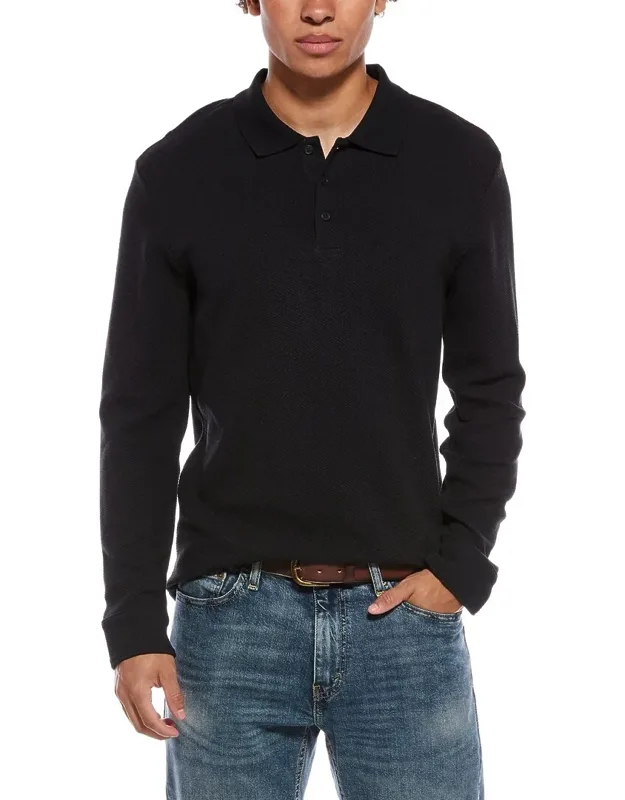 Basket Weave Polo Shirt