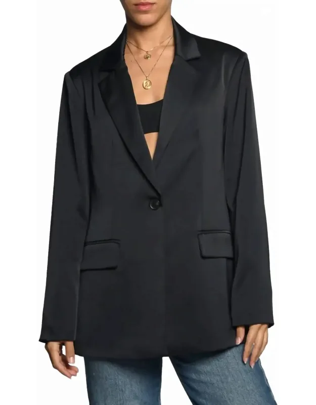 Satin Blazer