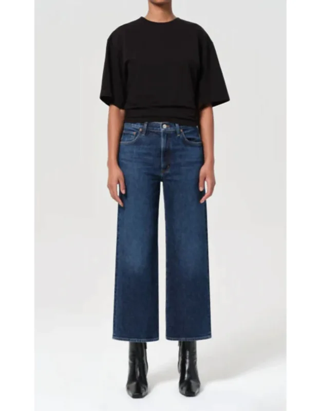 _harper Cropped Jean - Mid-rise Straight Leg With Comfort Stretch_