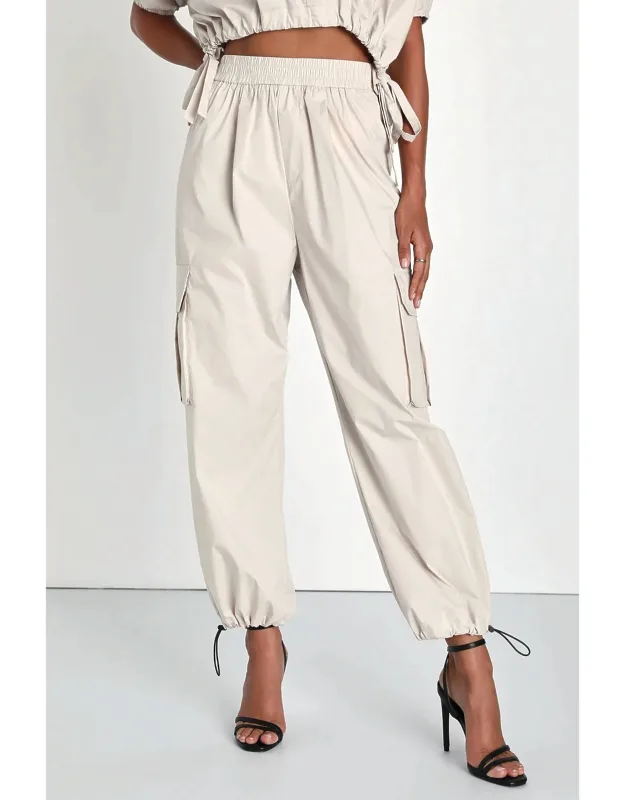 Coolest Cutie High-rise Cargo Jogger Pants