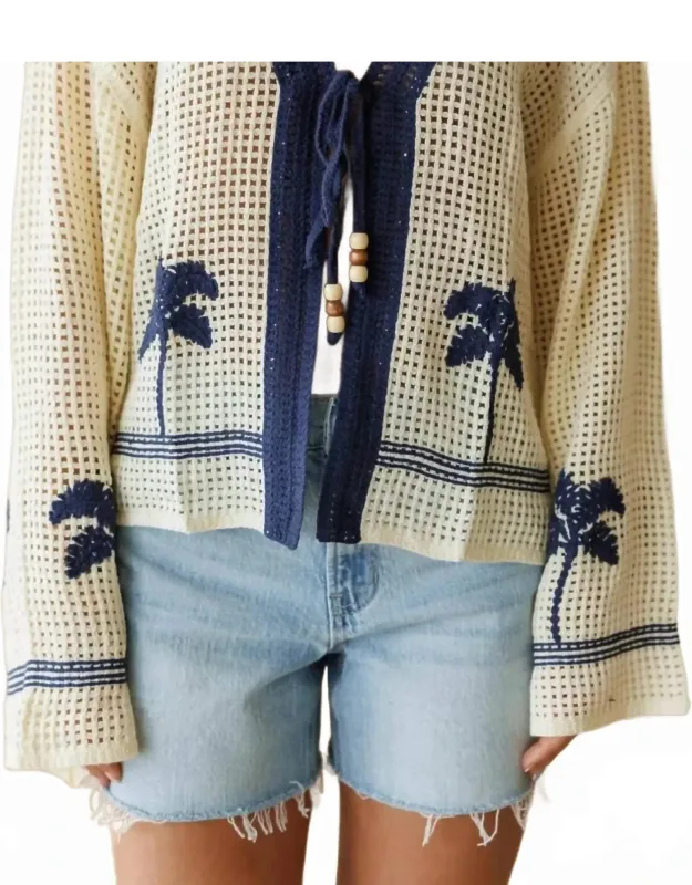 Palm Coast Crochet Cardigan