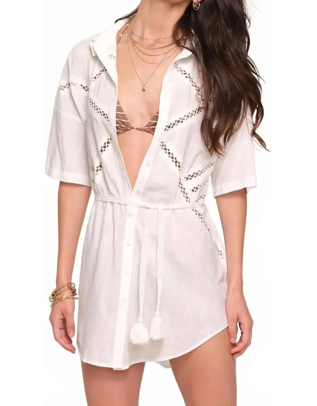 Cover Up Shirt Dress