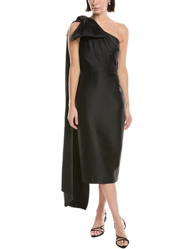 Silk-blend Midi Dress