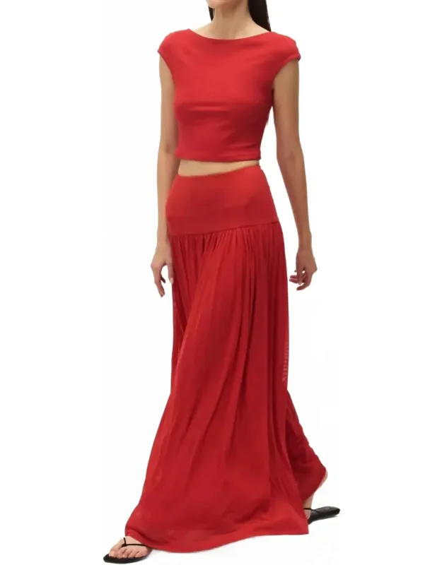 Darya Knit Maxi Skirt