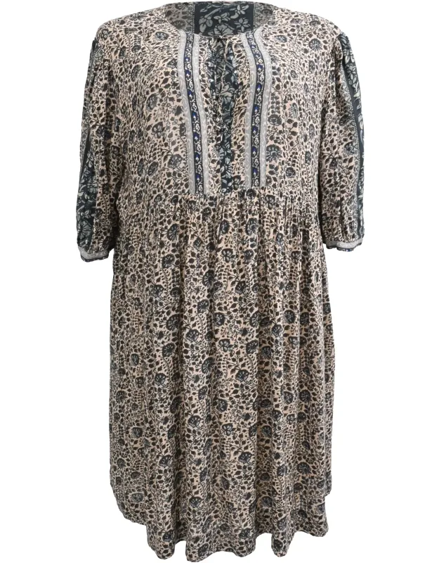 Floral-print Mini Dress