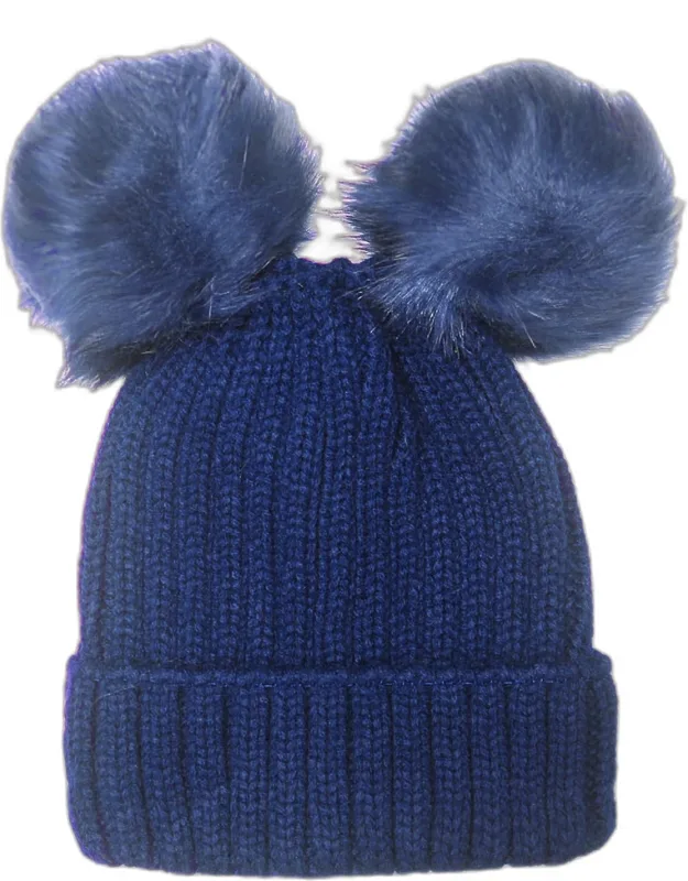 Pom Pom Knit Beanie