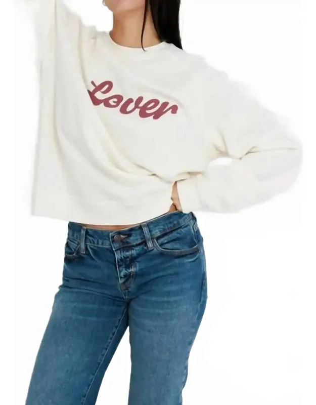 Lover Raglan Crew Sweatshirt