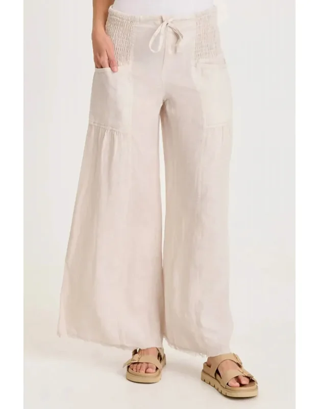 Linen Wide Leg Pants
