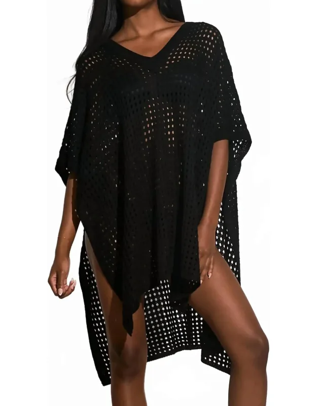 Knit Mini Dress Coverup