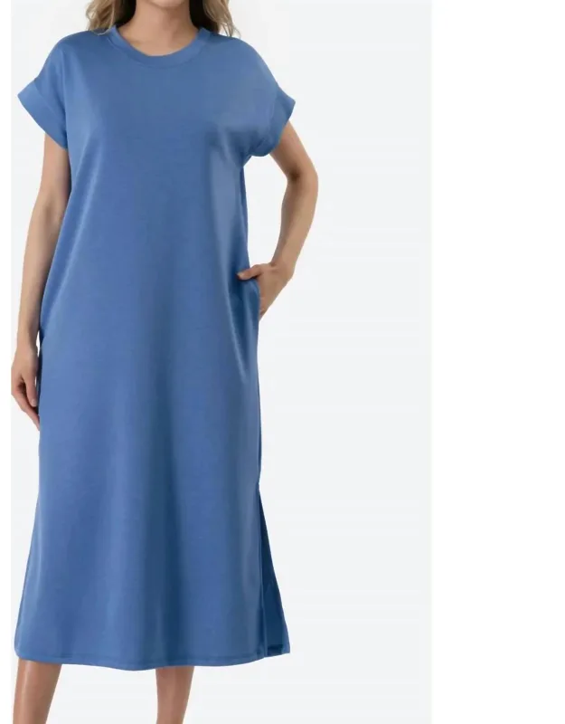 Modal Midi Scuba Dress