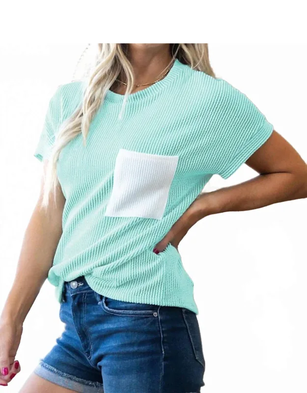 Colorblock Pocket Shirt