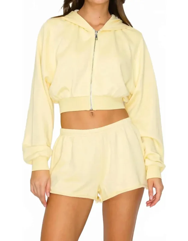 Cove Crop Zip Hoodie