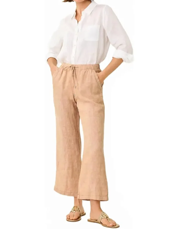 Brawley Linen Crop Pants