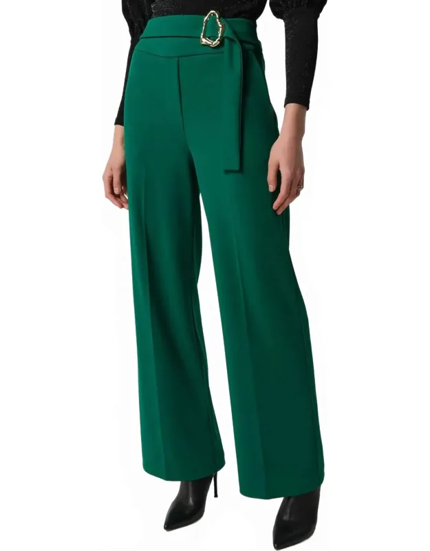Belted Wide Leg Pants