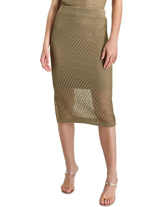 Open Stitch Corded Skirt