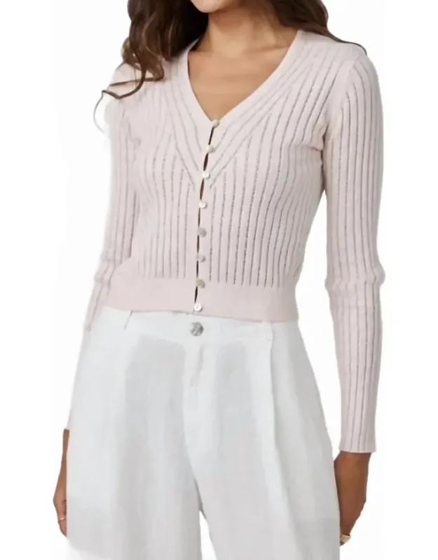 Fitted V-neck Cardigan