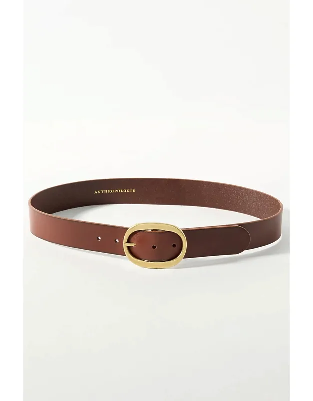 Oval Buckle Belt