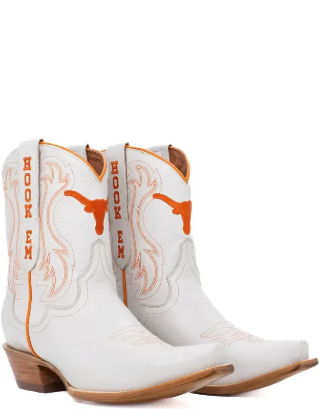 Shorty Western Texas Longhorns Boots