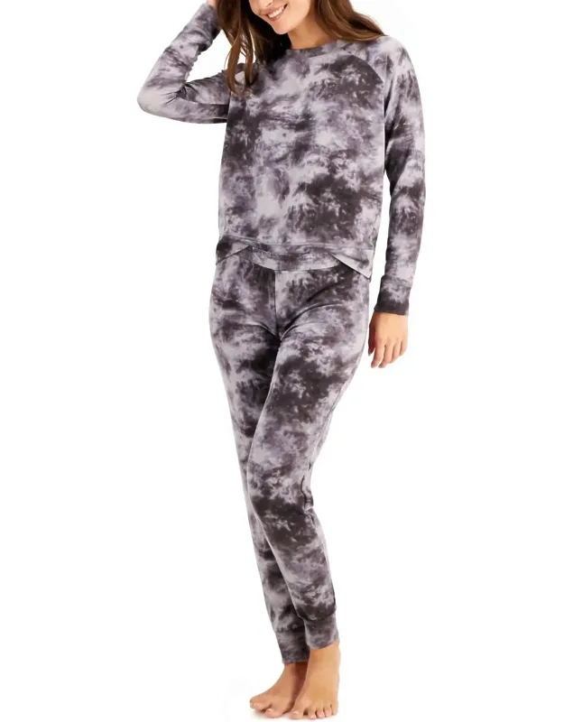 Matching Tie-dyed Pajama Set