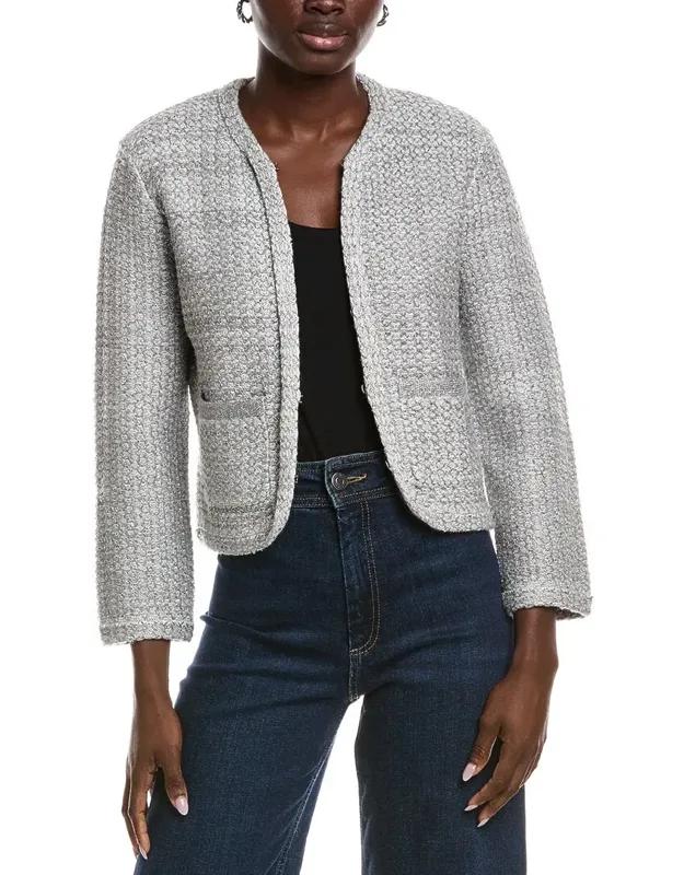 Tweed Wool-blend Cardigan