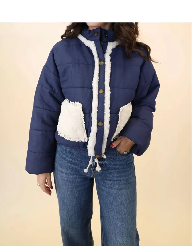 Sherpa Pocket Quilted Jacket