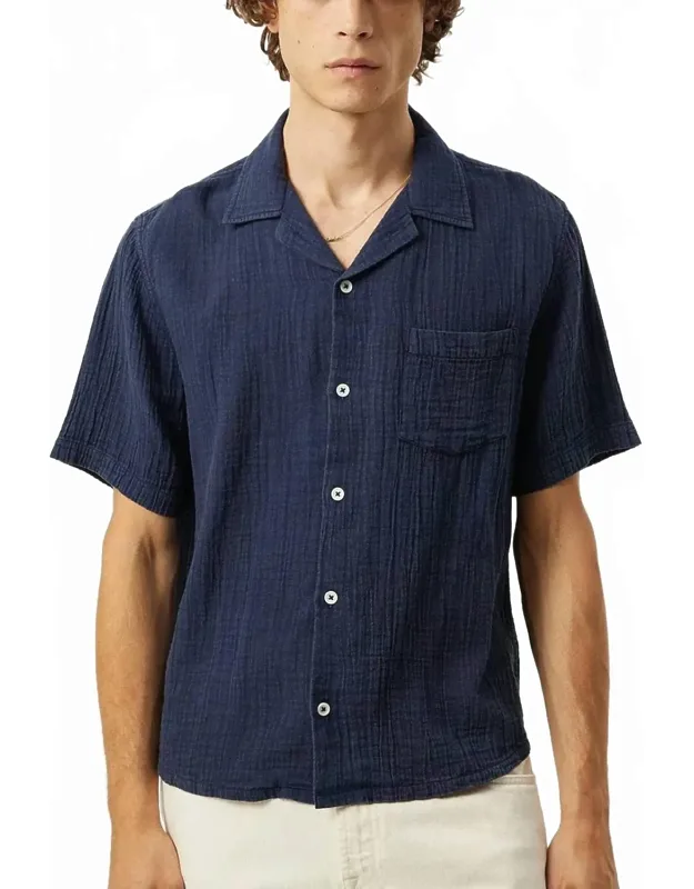 Double Cloth Short Sleeve Shirt