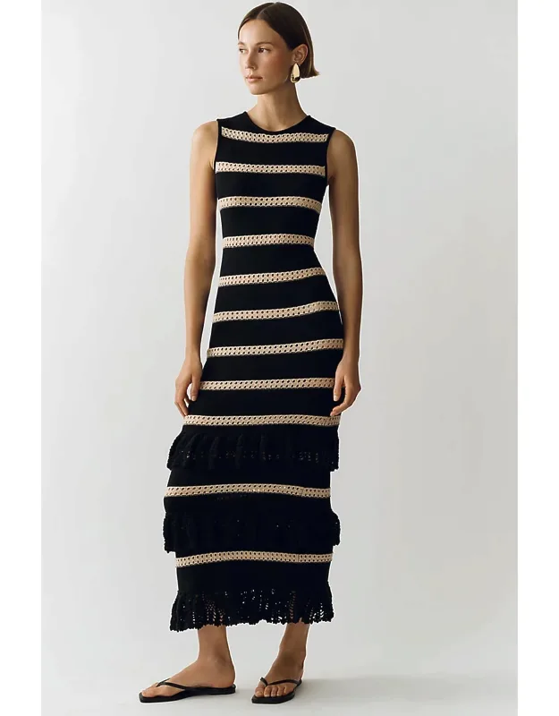 Tiered Midi Dress