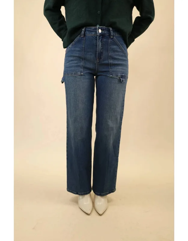 Holly High Rise Straight Jeans