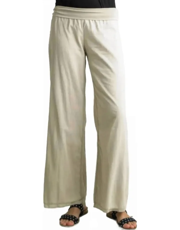 Cotton Palazzo Pants