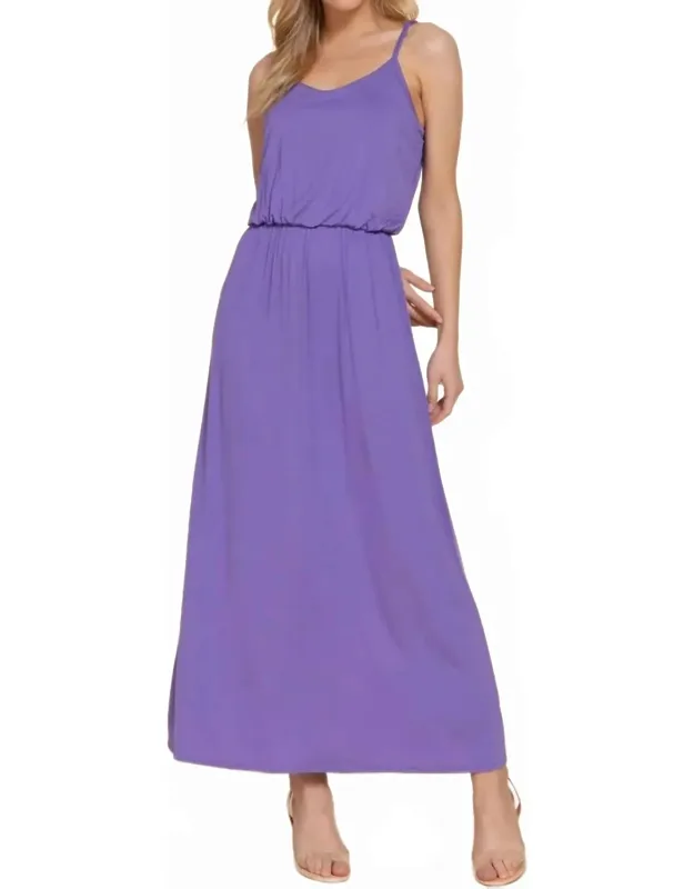 Cami Waist Elastic Midi Dress