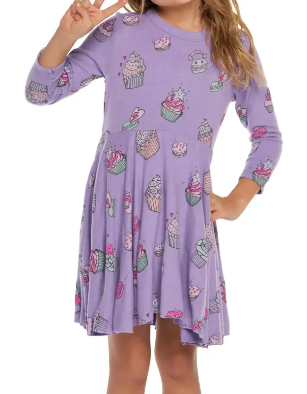 Yummy Treats Dress In Fun Print
