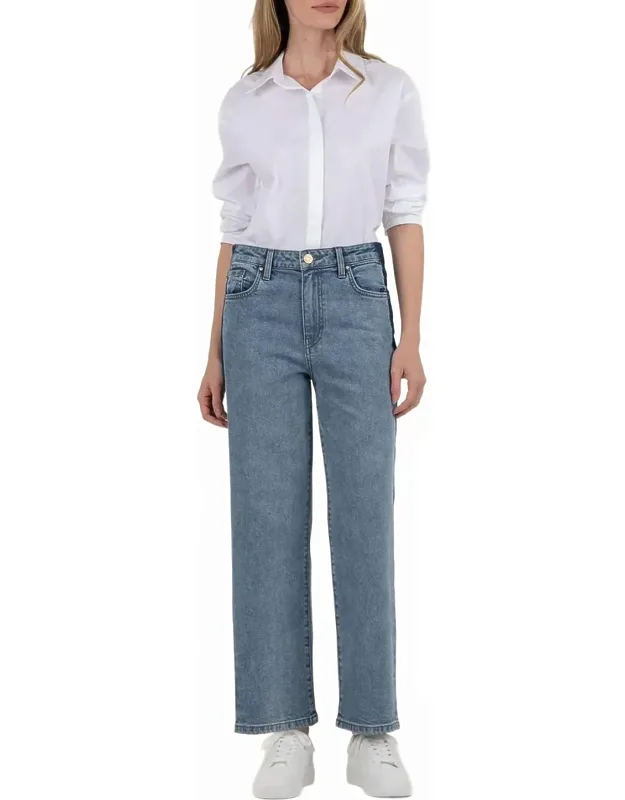 High Rise Side Shadow Jeans
