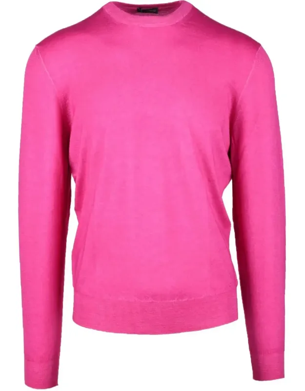V-neck Mohair Knit Sweater
