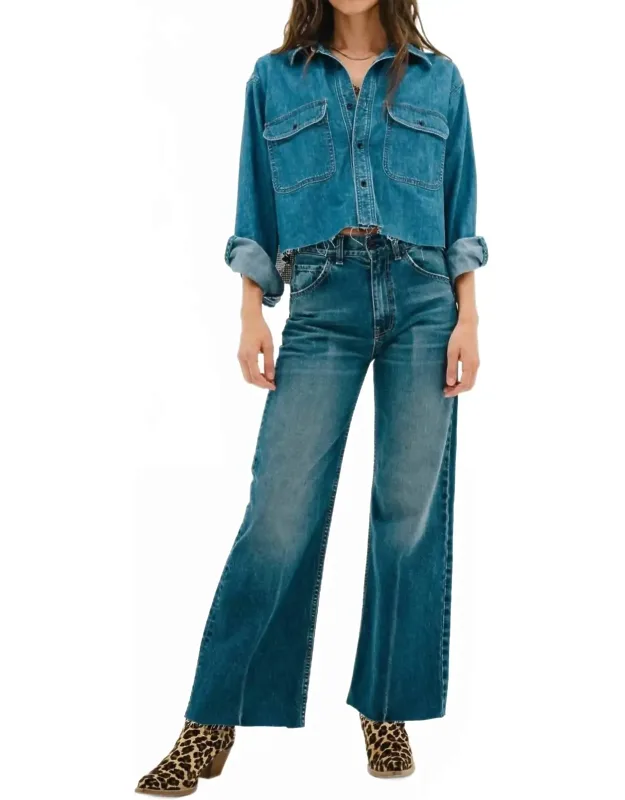Mercer Wide Leg Jean - High Rise, Relaxed Fit
