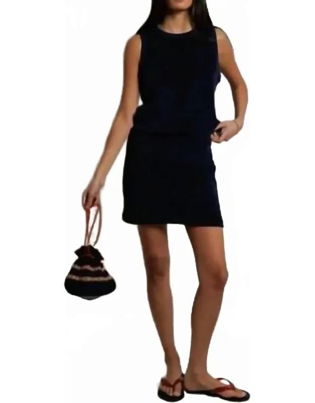 Emery Loop Terry Mini Skirt