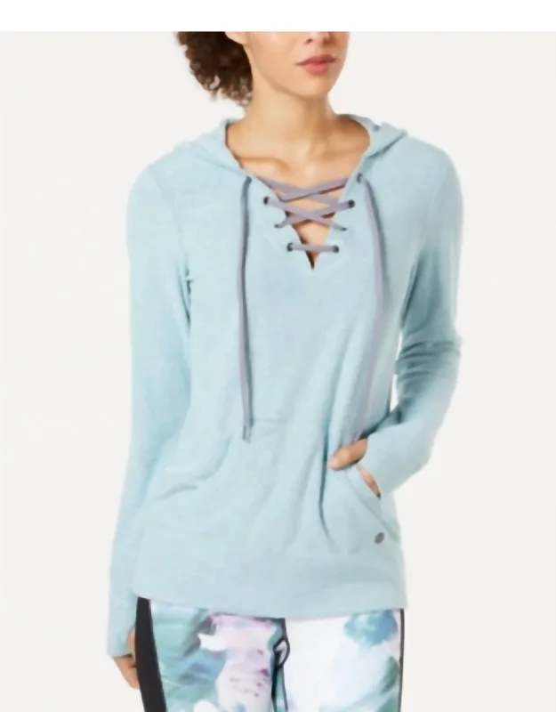 Lace Up Hoodie